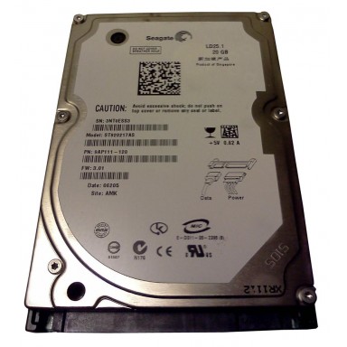 Hard Disk laptop Seagate LD 25.1 20GB, 2MB Cache S-ATA, 2.5" 